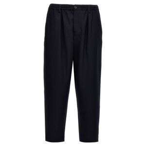 Marni Blue Virgin Wool Cropped Men's Pants